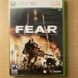 F.E.A.R. First Encounter Assault Recon Xbox 360
