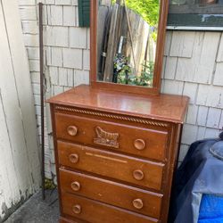 Old Wood Dresser 