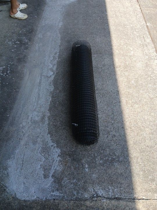 Black 38 Feet Temporary Fence