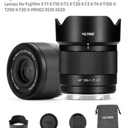 VILTROX 35mm F1.7 XF Lens AF F/1.7 X-Mount Shot for Fuji Beginner's Lens Auto Fcous APS-C Large Aperture Prime Lenses for Fujifilm X-T1 X-T10 X-T2 X-T