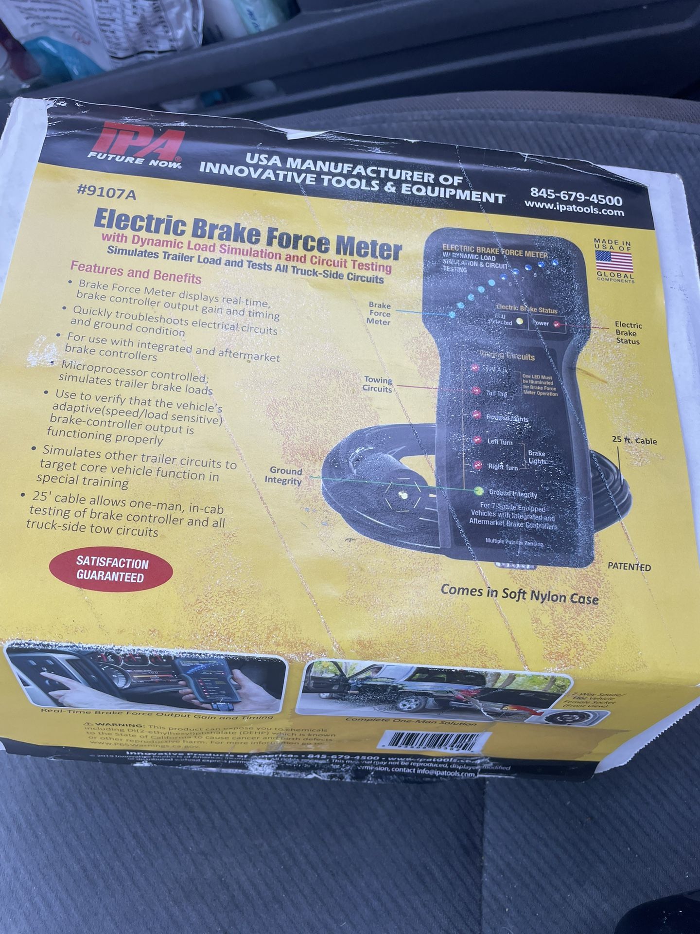 IPA Electric Brake Force Meter. Never Used.