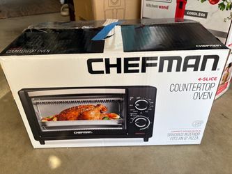 New Chefman 4 Slice Countertop Oven.