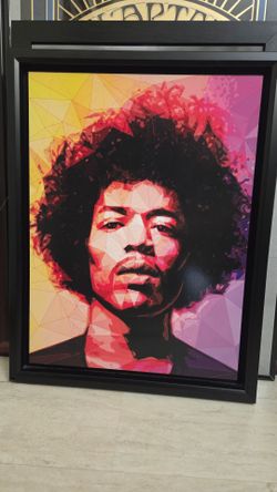 Jimi Hendrix 27"x20" Framed Print