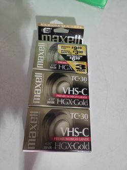 VHS camcorder tape