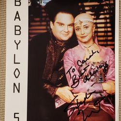 BABYLON 5, Personalized STEPHEN FURST VIR COTTO # 1 hand signed 8 X 10 To Carol