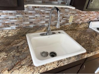Kitchen sink and faucet