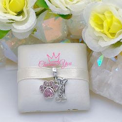Adorable Charm 925 silver for Pandora moments bracelet.