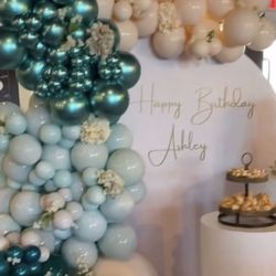 Backdrops And Balloon Garlands 