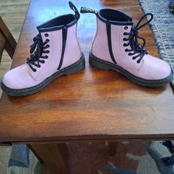 Dr.Martens Pink Girls Boots Size 1