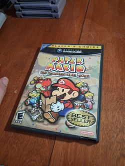 GameCube Paper Mario the Thousand Year Door $35 complete my shape pick up in Glendale