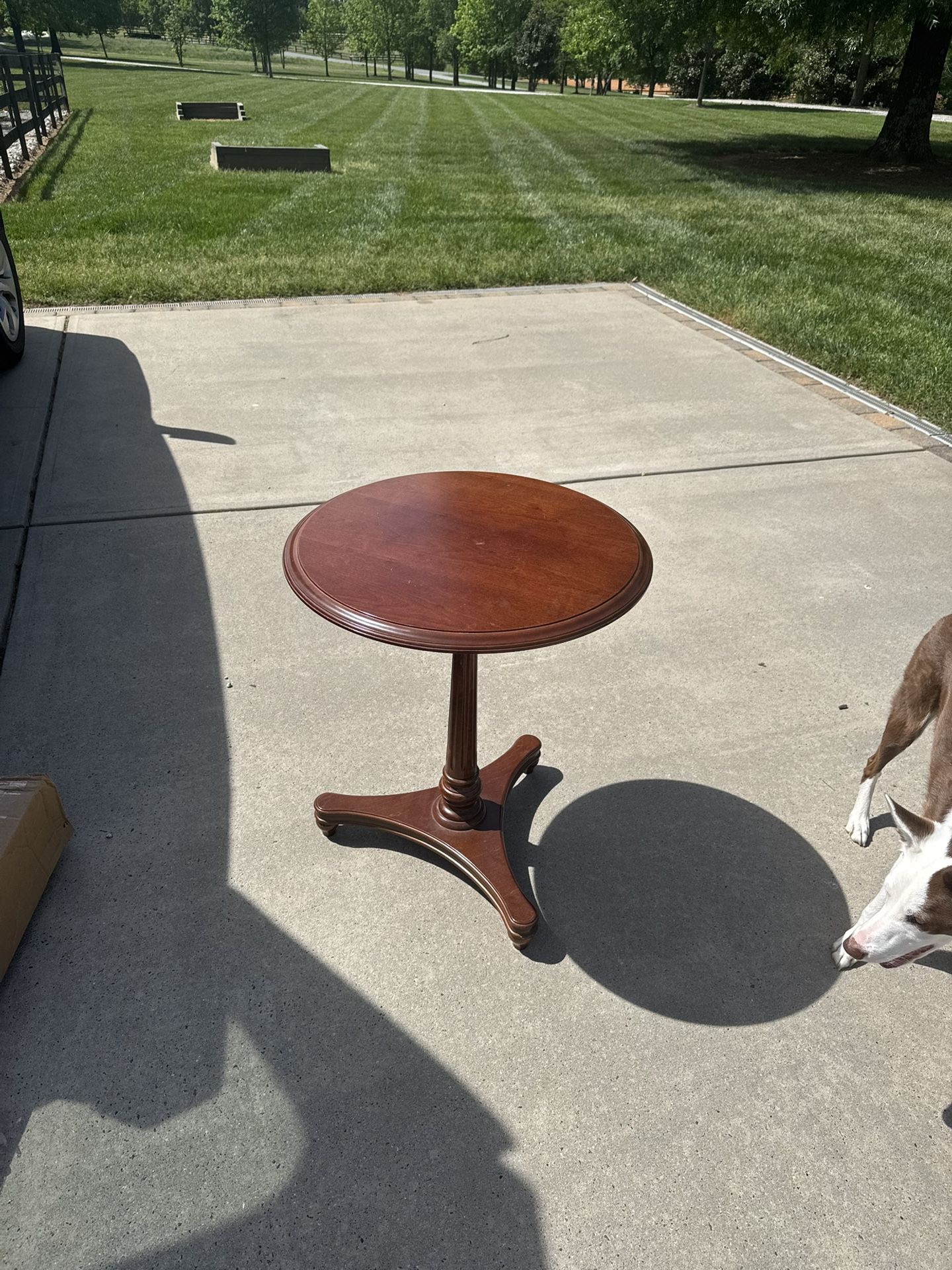 Antique Round Side Table