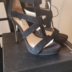 INC Black High Heels Size 7