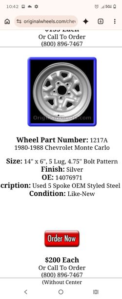 Monte Carlo wheels