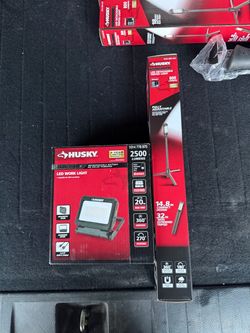 🔥 Husky – 2-Piece LED Work Light Combo – BRAND NEW