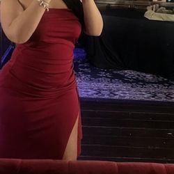  Burgundy Bridesmaid Dress