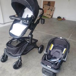 Graco Stroller And Infant Car seat 