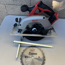 Milwaukee Cordless M18 Circular Saw, Tool Only, 6 1/2in. Model# 2630-20 New