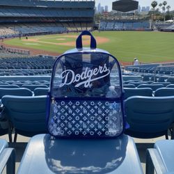 Los Angeles Dodgers Stadium Approved Clear Backpack