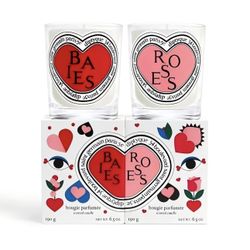 Diptyque Roses&Baies Scented Candle Set 6.5oz/190g limited edition perfect Gift
