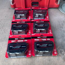 Milwaukee M18 Batteries Red Lithium Forge HD 12 ah (NEW) 