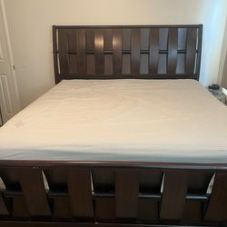 King Bed frame + Dresser + Nightstand