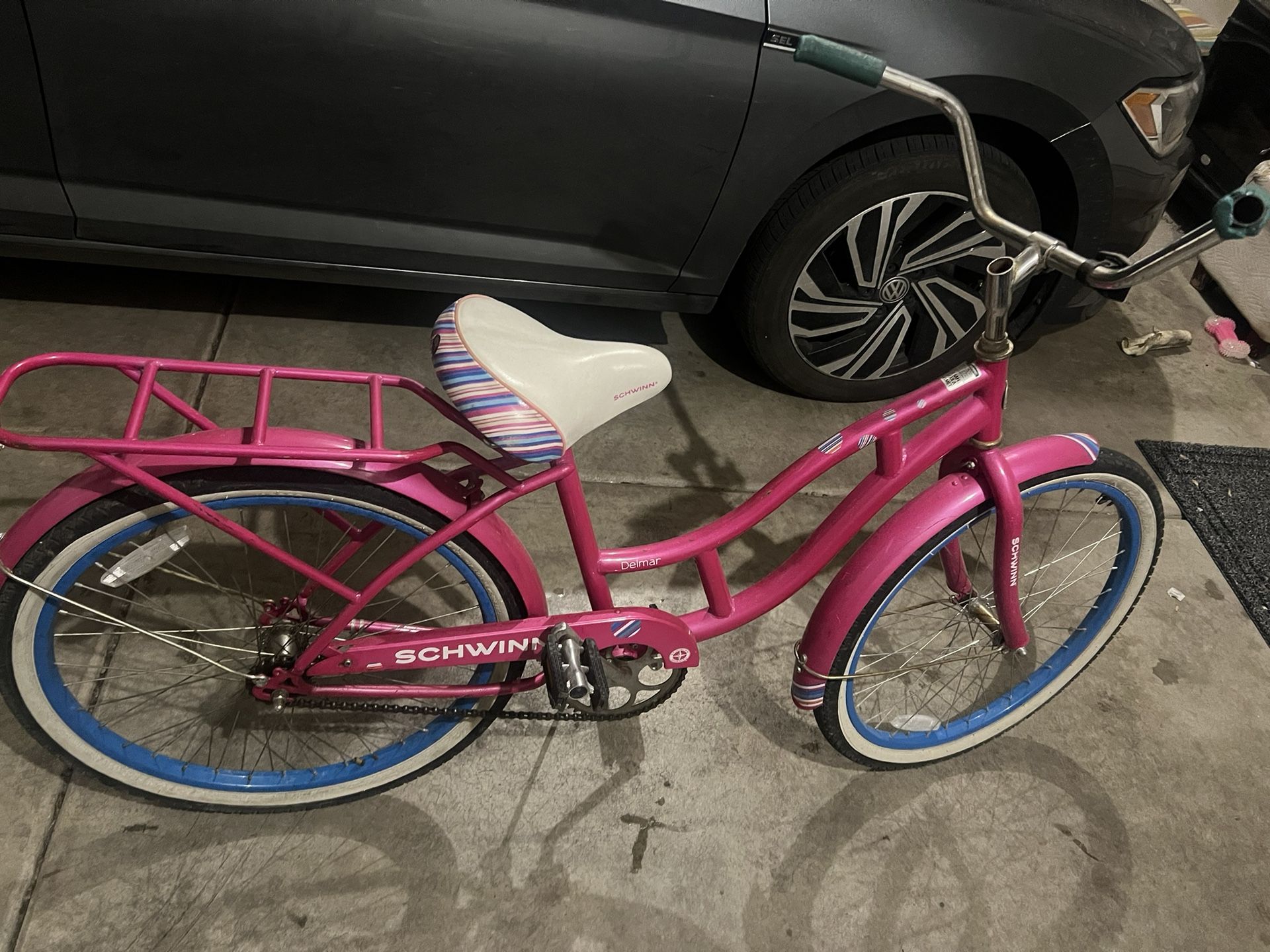 Vintage Pink Schwinn Bike