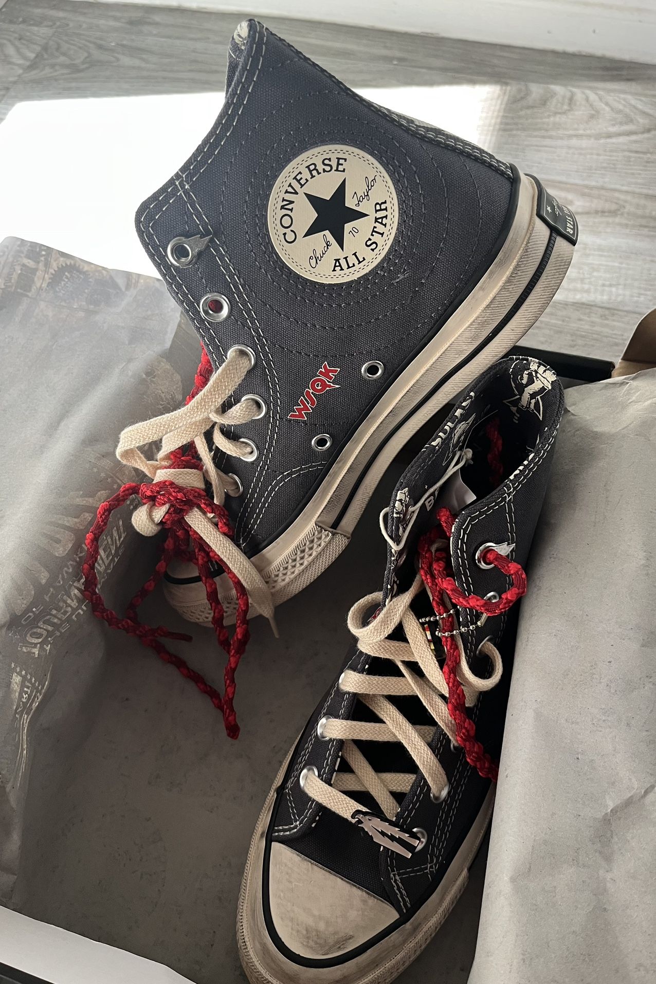 Stranger Things Converse (size 7.5 Womens )