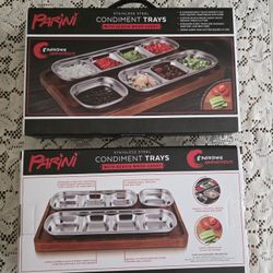 Stainless Steel Condiment Tray