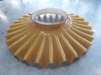 Amber Victorian glass lampshade