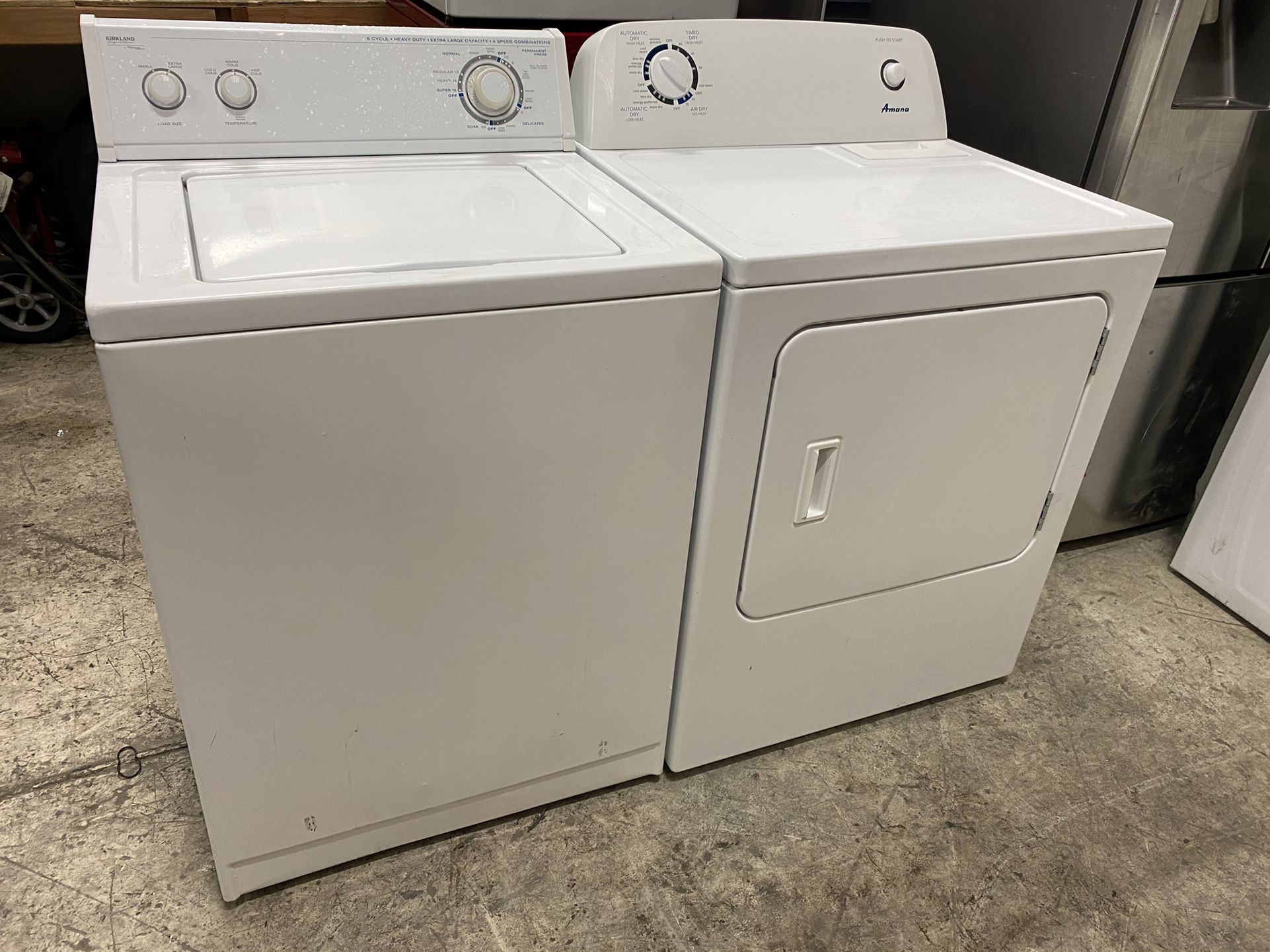 Roper washer And Amana electric dryer can deliver