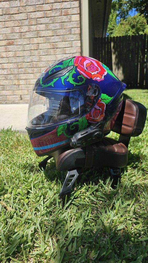 AGV FEMALE HELMET M, WITH BLUETOOTH 10C SENA PRO..