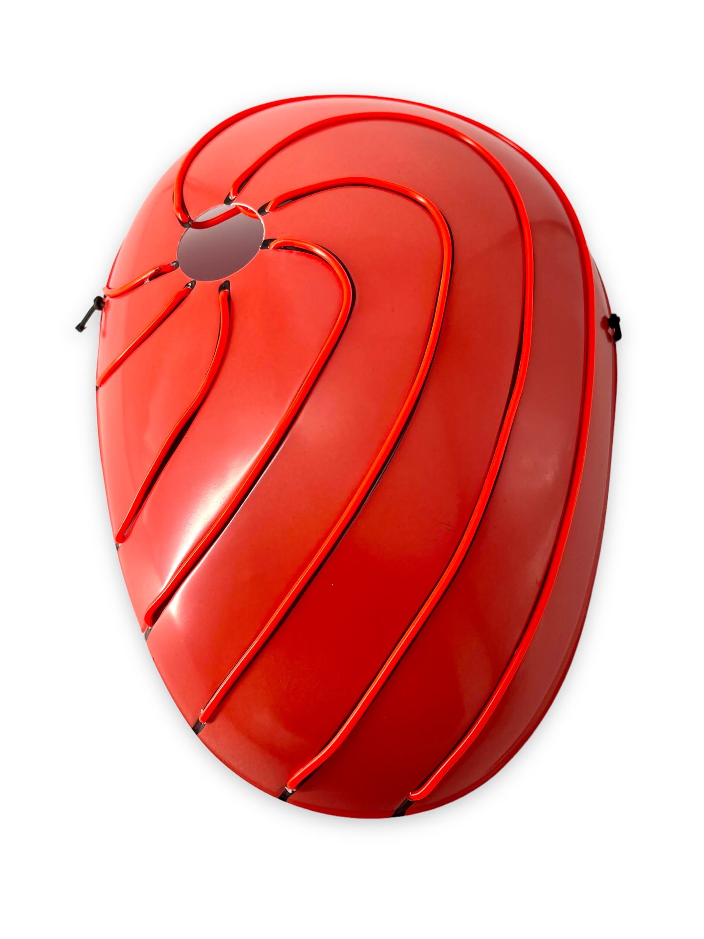 Amazing Naruto Cosplay Anime Akatsuki Tobi Uchiha Obito Madara Party Red Glow mask