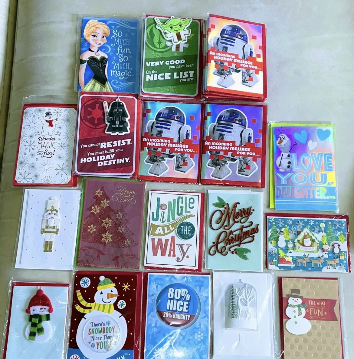 Hallmark Christmas Holiday Greeting Card Lot