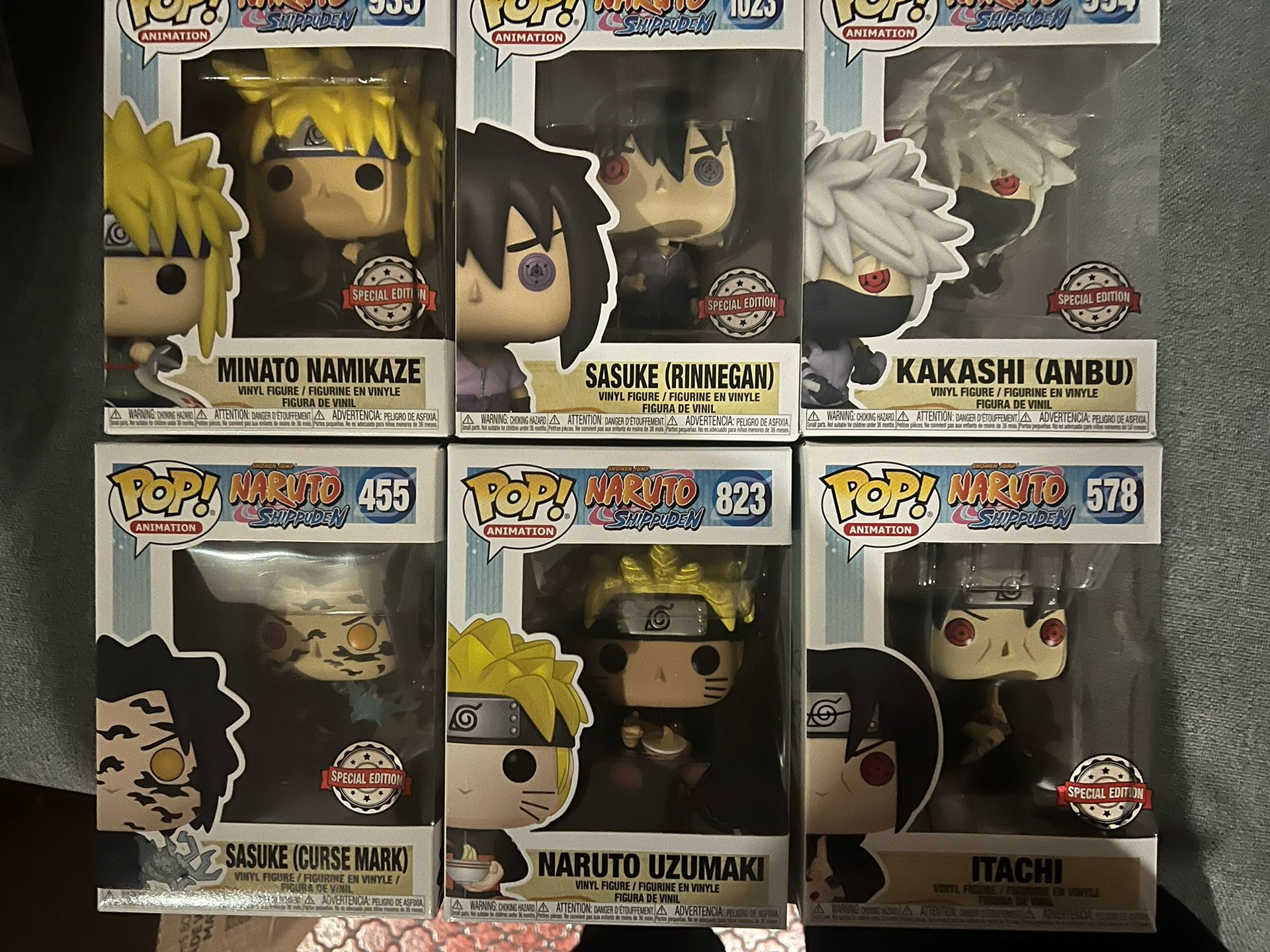 Set Of Naruto Pops 