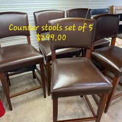 Counter Stools Set Of 5We are located at 2811 East Bell road. Another Time Around Furniture.
