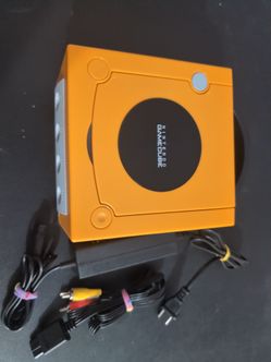 Nintendo Gamecube Console DOL-101 Orange Shell