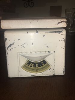 Vintage detecto metal scale