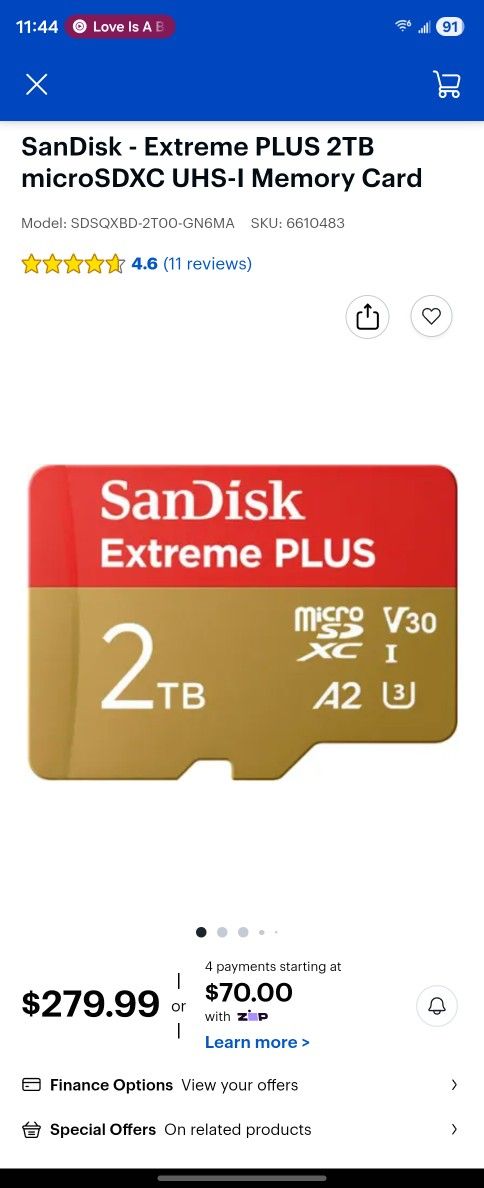 Sandisk 2tb Extreme Plus Micro Sd