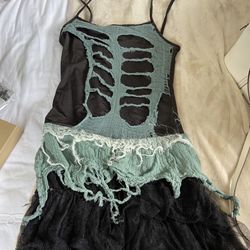 Halloween 🎃 costume for sale.   PETTICOAT ZOMBIE ADULT DRESS
