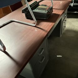 Vintage 72” Desk 