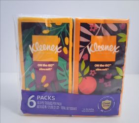 6 pack on the go kleenex