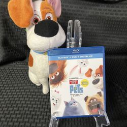 The Secret Life Of Pets MAX Plush Stuffed animal 12" with movie
