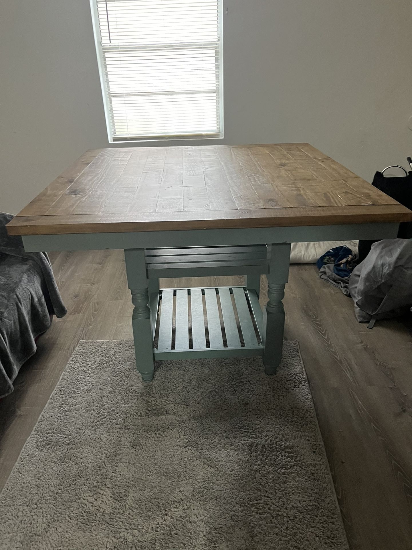 Real Wooden Kitchen Table(HEAVY)$250