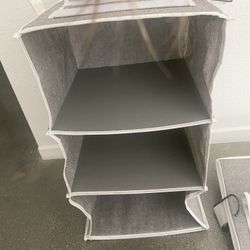 Closet Organizer Splits Into 2 Pieces