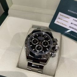 Rolex Daytona Men's Black Watch - 116520