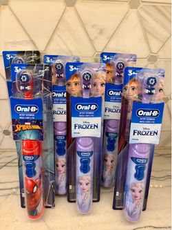 Oral-B Battery Toothbrushes Spider-Man or Frozen. New jn unopened package