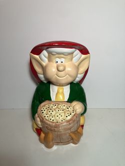 Vintage Ernie The Kibler Elf Ceramic Cookie Jar