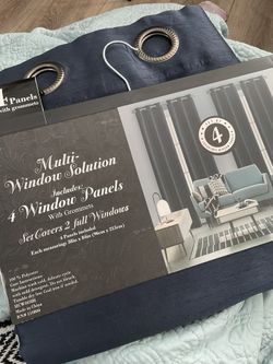 Brand New Curtains - 38 X 84 Inches