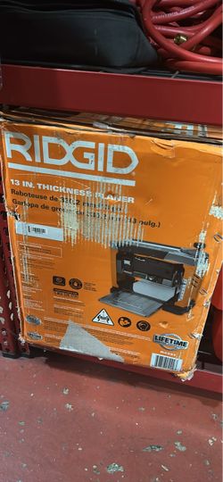 Ridgid 13” thickness planer only asking $280 (financing available)