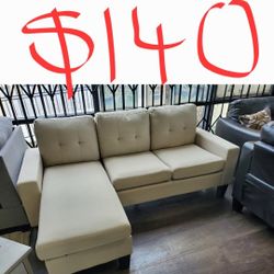 Beige Sectional Sofa 